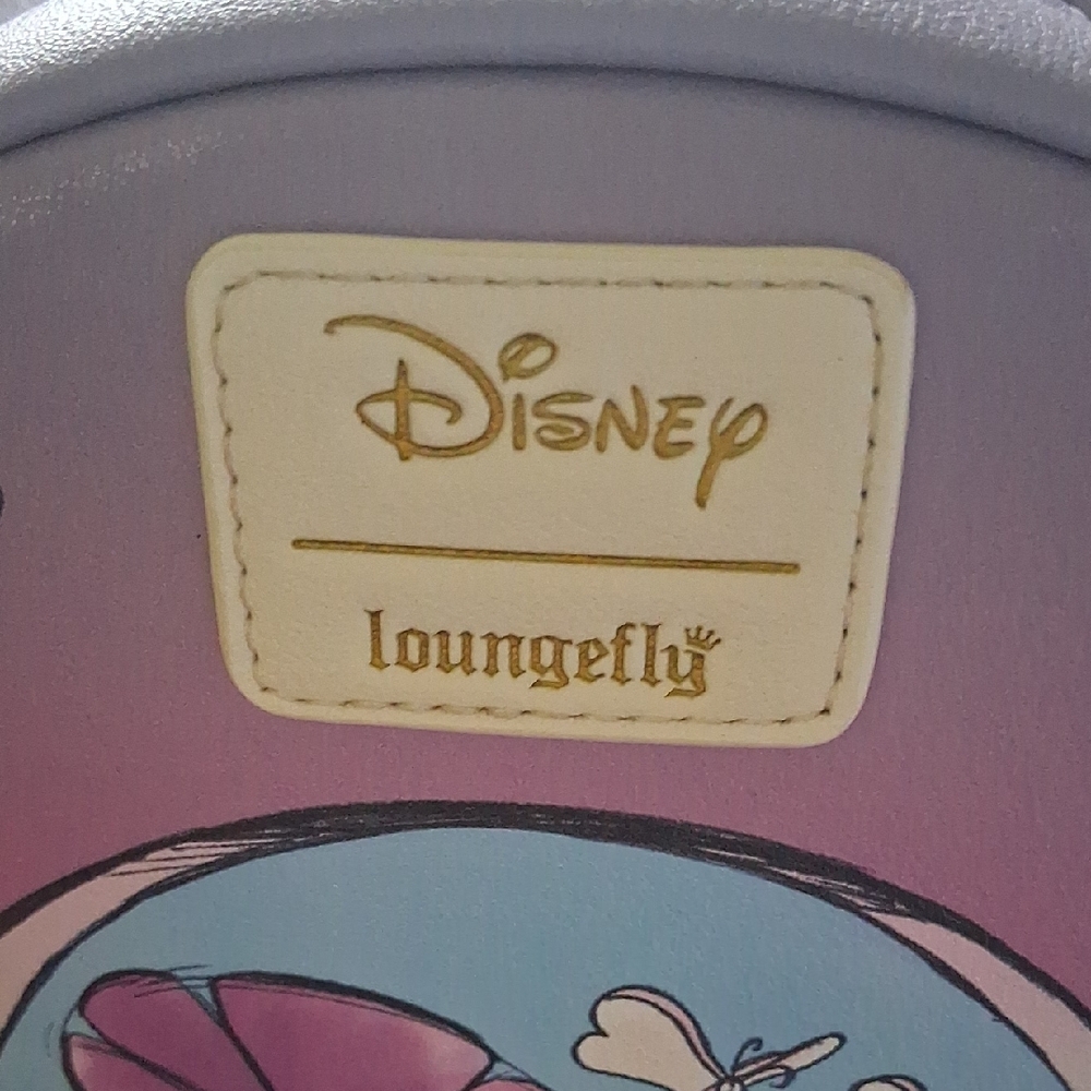 Loungefly Pink and Purple Keyhole Alice in Wonderland Backpack Disney - Picture 6 of 7